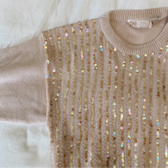 Vintage Priscilla Sequence‎ Sweater - Picture 11 of 13